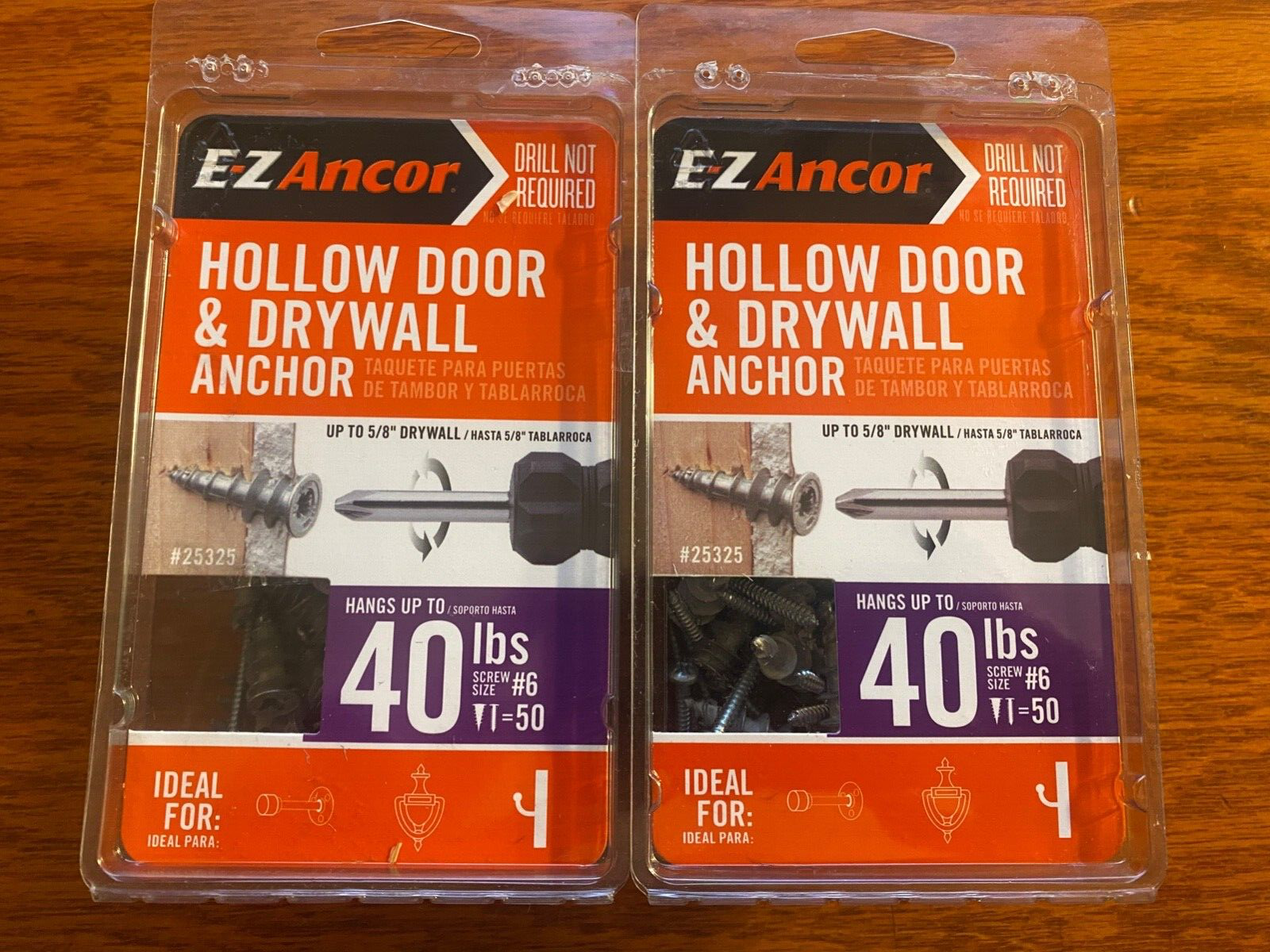 Hollow door clearance anchor