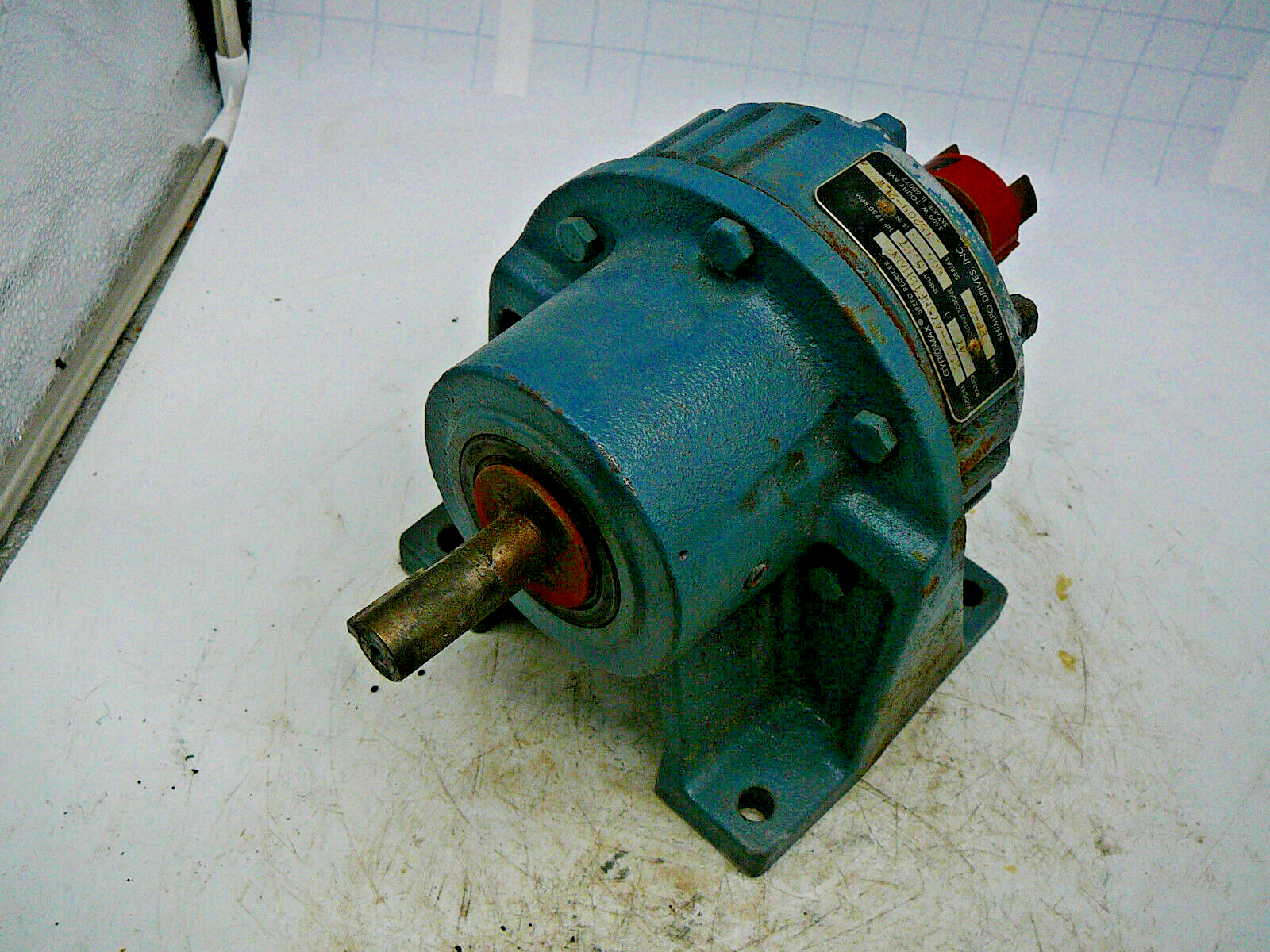 SHIMPO GYROMAX SPEED REDUCER 201-47SHFTBHAMP 47:1 1750RPM SHIMPO GYROMAX SPEED REDUCER 201-47SHFTBHAMP 47:1 1750RPM