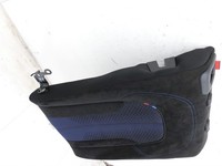 BMW F40 M135i 19-25 5T Sitzbezug Rückenpolster Rechts für Rücksitzbank Hinten Trigon Alcantara / Schwarz Blaue Naht... Vorschau 4