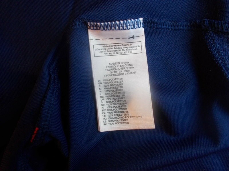 Détails Sur Tee Shirt Maillot De Foot Bleu équipe De France Fff Adidas L 1 étoile