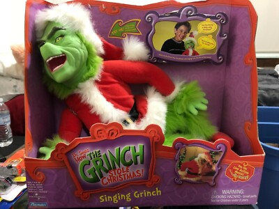 talking grinch plush