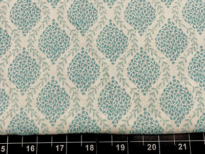 Tina Scrap 9''x21'' Flower Petals Brush Leaves Spring Hare Easter Cotton Fabric