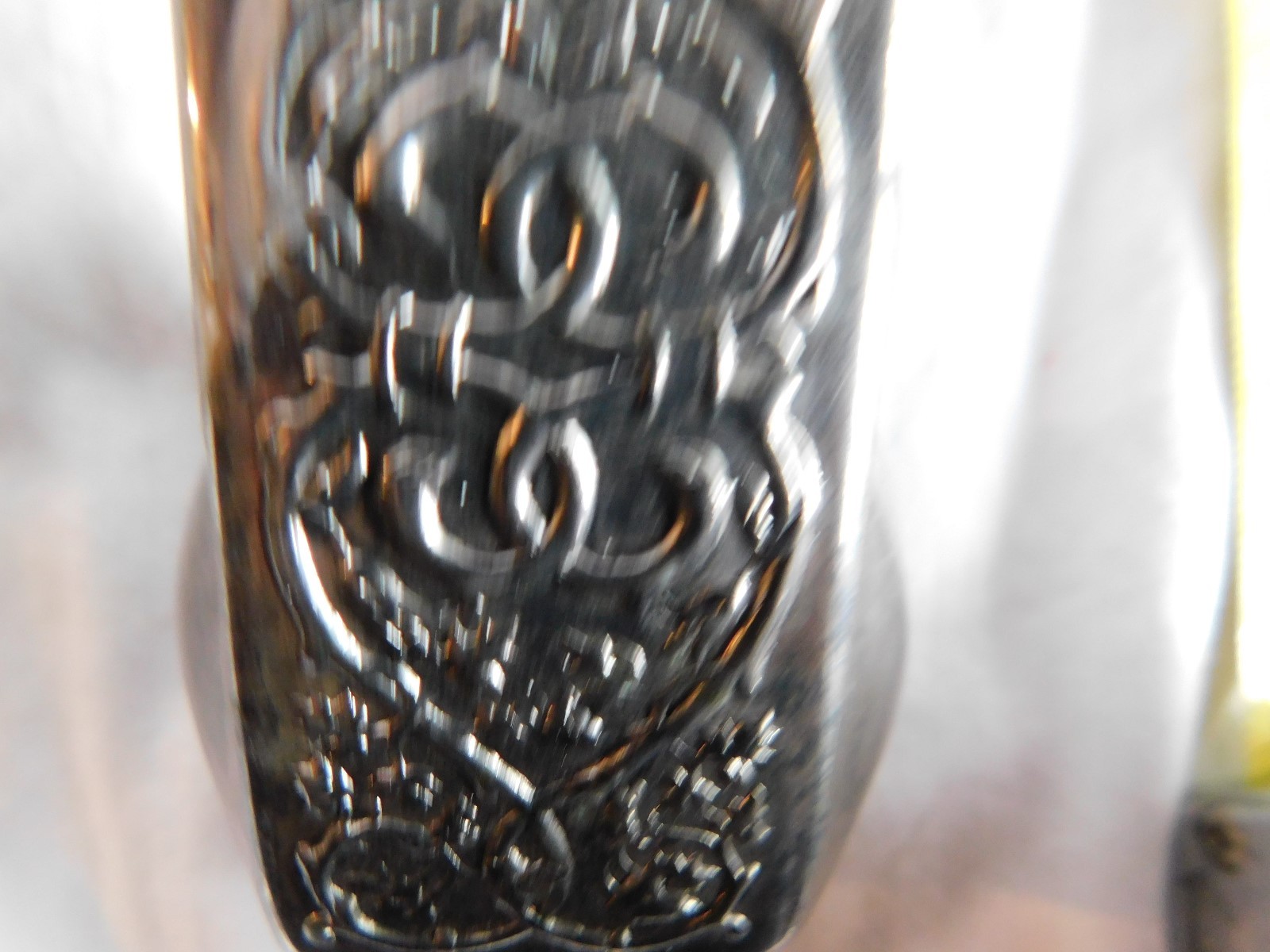 VINTAGE SILVER PLATED TELEPHONE HANDLE RECEIVER COVER