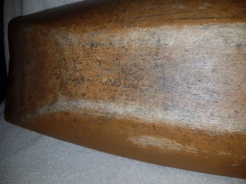 EARLY OLD WOODEN MUSTARD PAINTED TRENCHER..THE BEST IVE OWNED IN LONG TIME