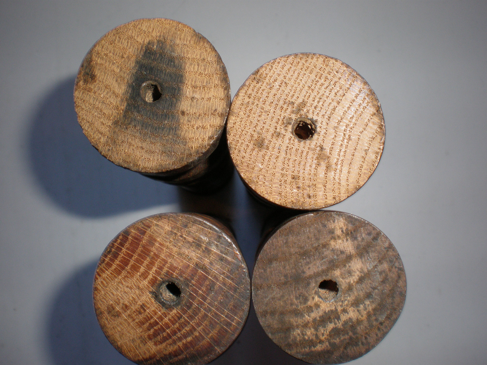 Lot of 8 Vintage Architectect Matched Wood Turned Baluster Spindle 9 x 1 1/ 2