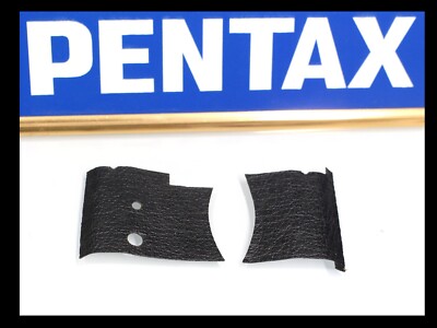 208687 PENTAX SUPER PROGRAM FRONT LEATHER GENUINE REPAIR PART USED
