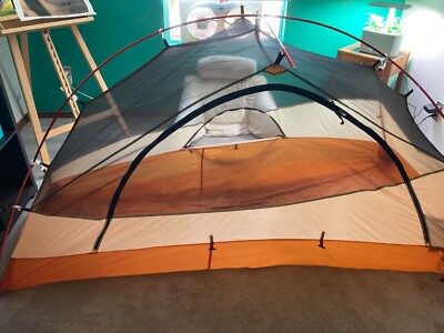 Big Agnes Copper Spur HV UL 1 Person Ultralight Backpacking Hiking Tent Orange