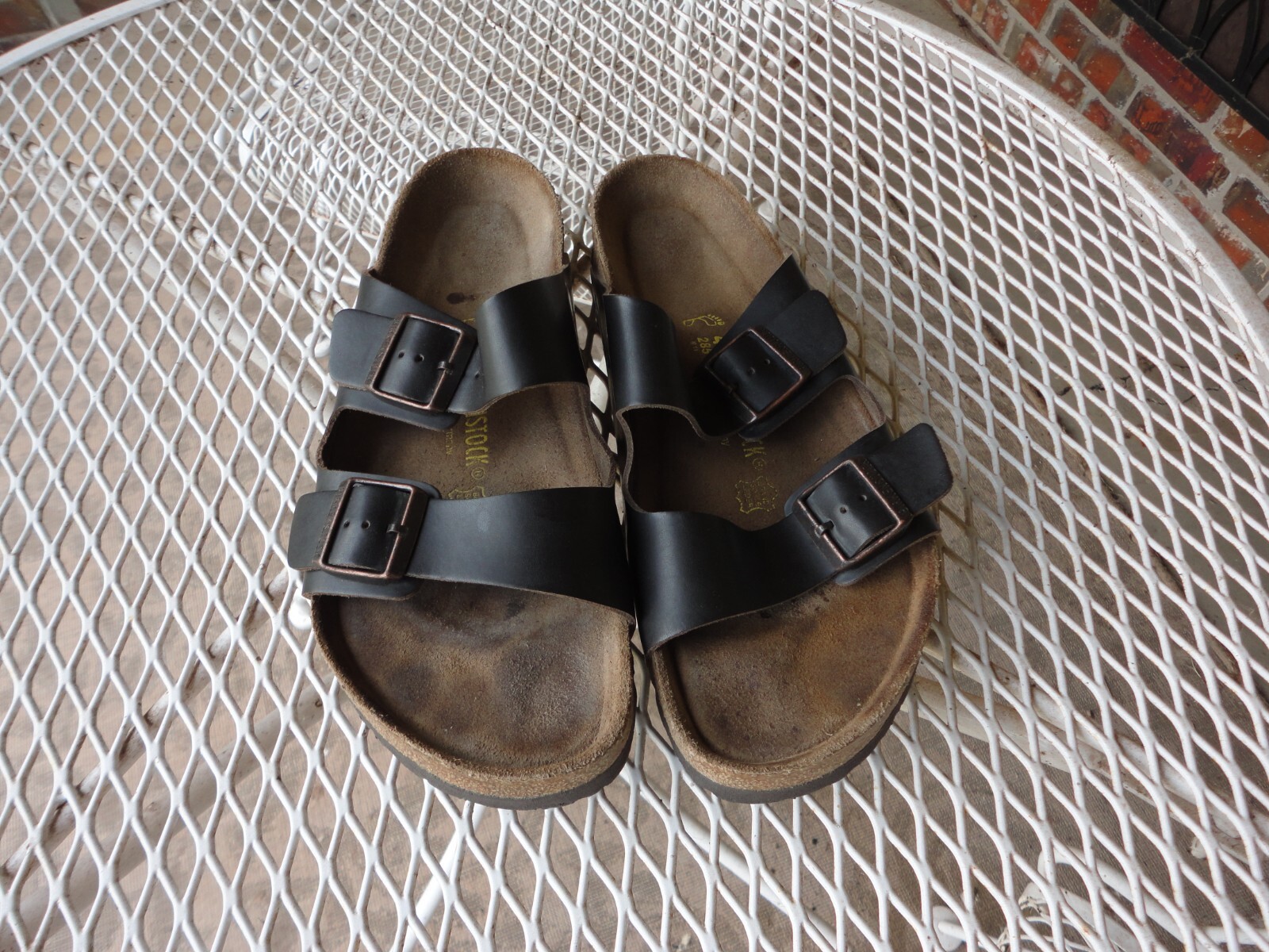 BIRKENSTOCK Men's Black Leather 