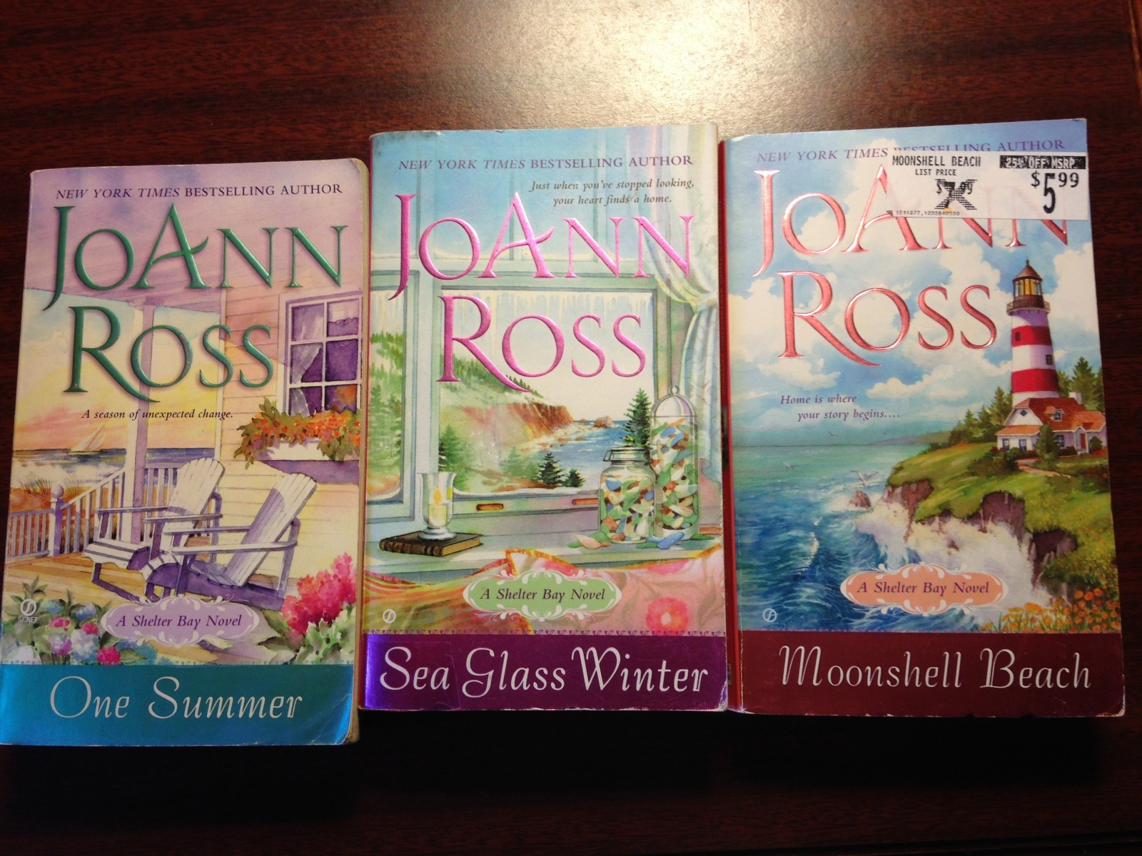 8 JoANN ROSS paperback books