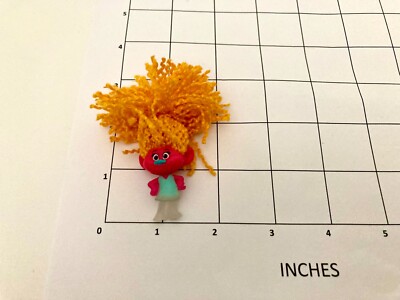 Dreamworks Trolls Figures with Hair and Keyrings