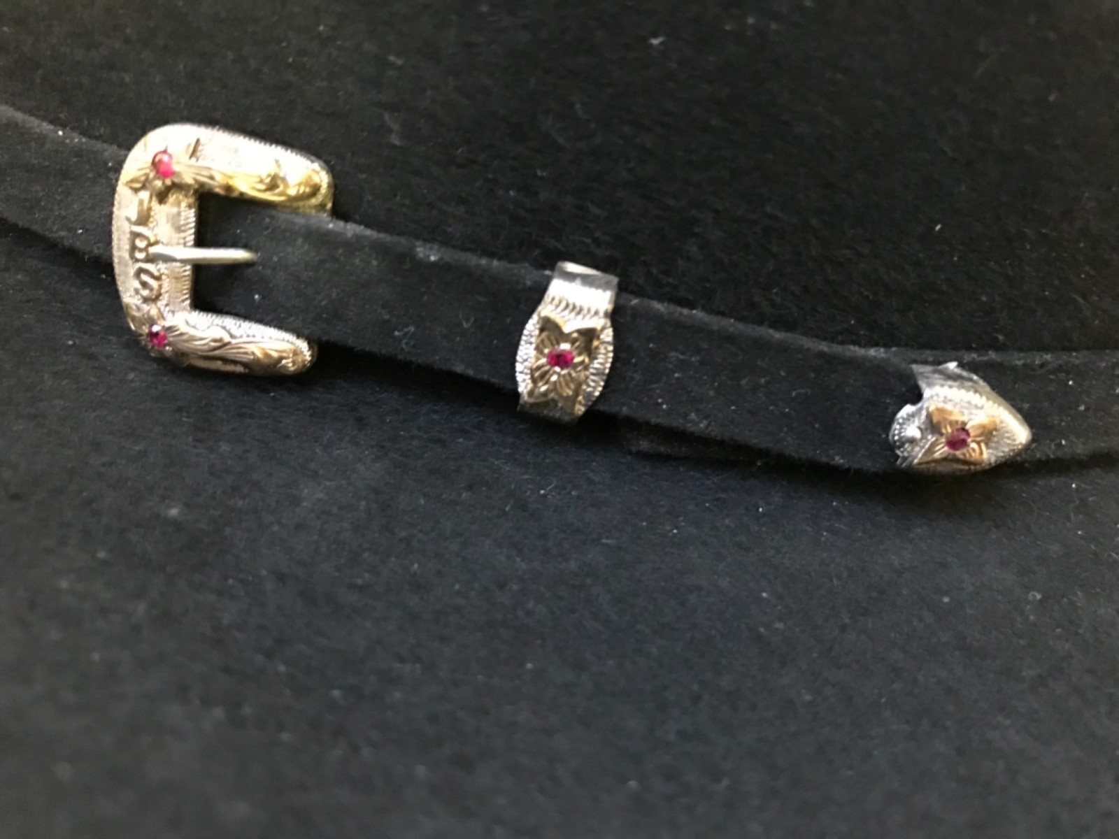 Stetson El Patron black 6-7/8 cowboy hat