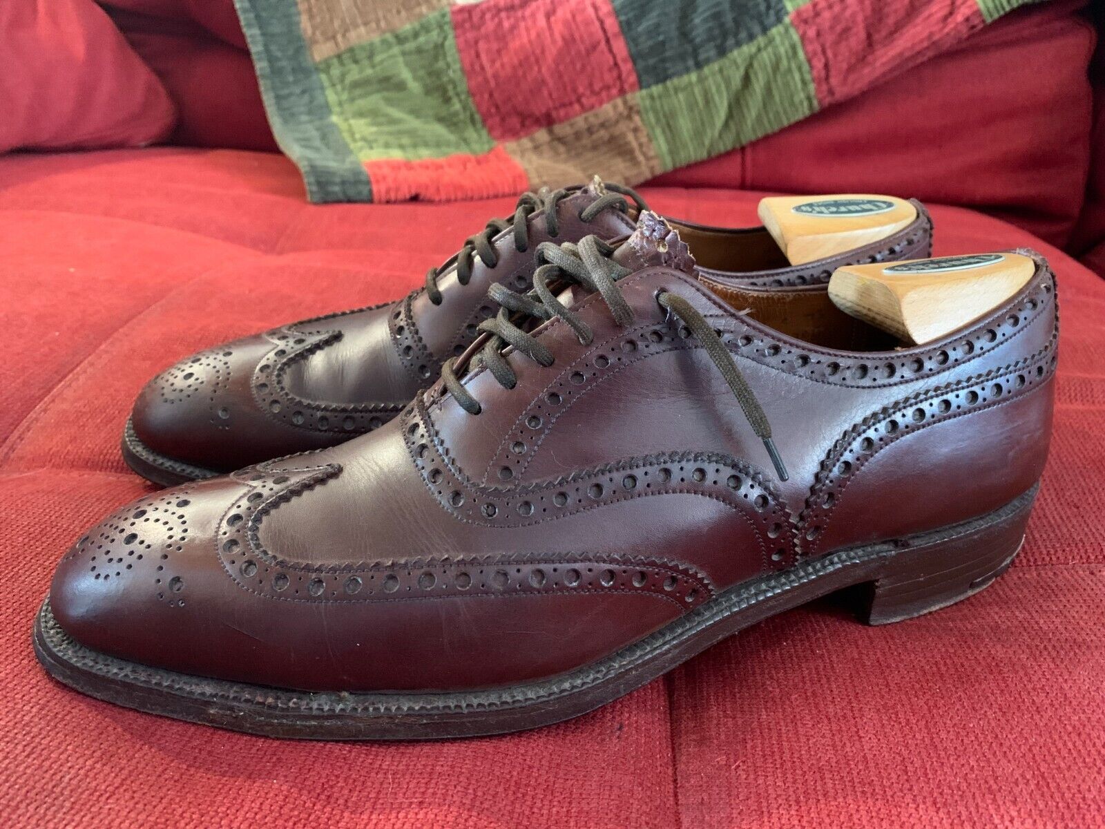 Church's Custom Grade Brown Leather Chetwynd Oxford Wing Tip Church's Custom Grade Brown Leather Chetwynd Oxford Wing Tip