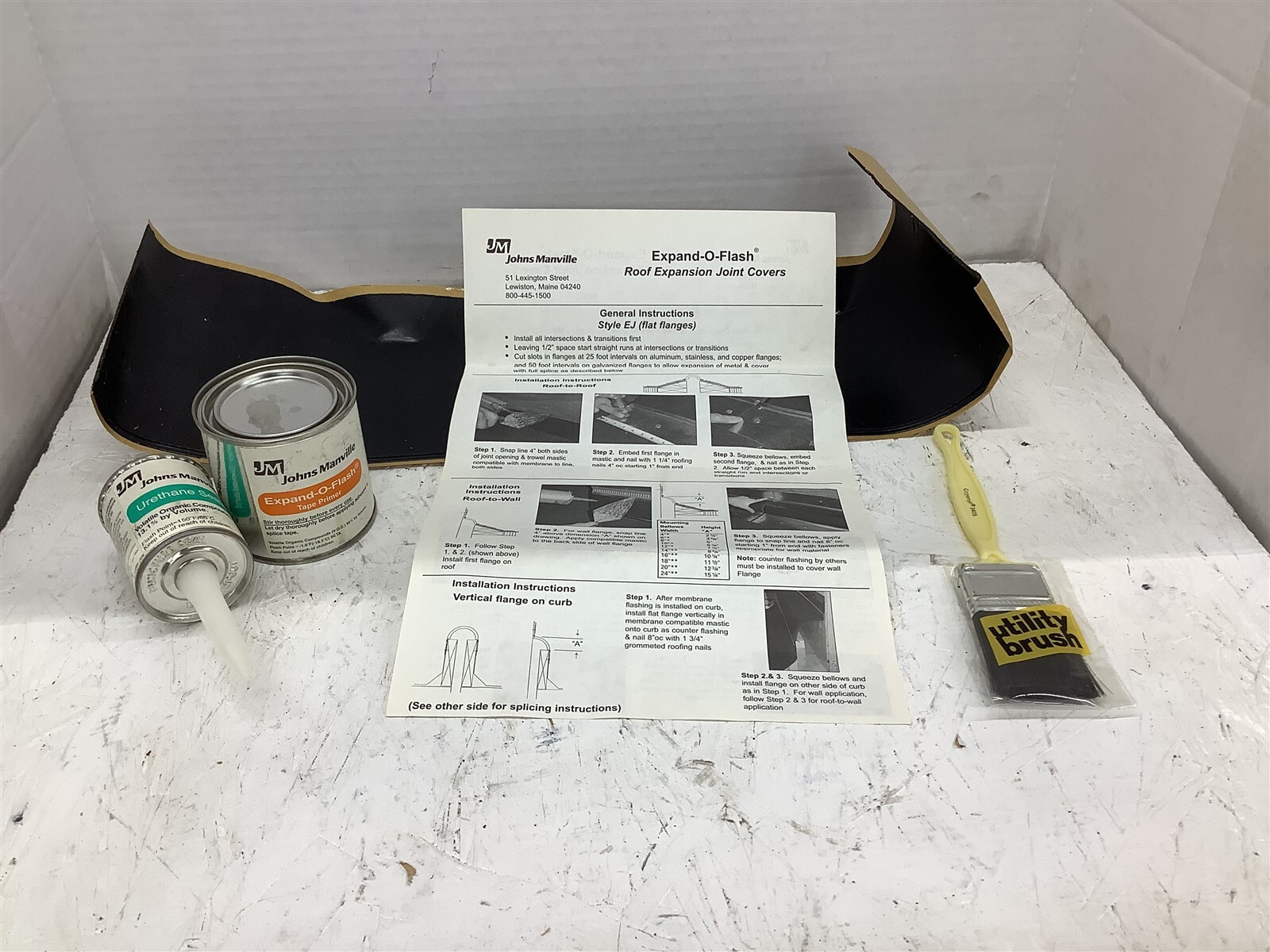Johns Manville Expand-O-Flash Roof Expansion Joint Cover