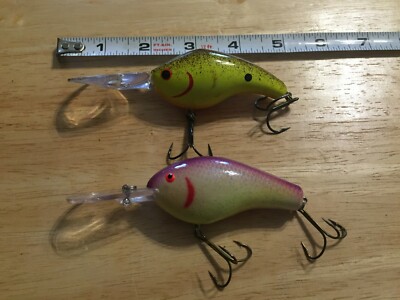 CUSTOM PAINTED 2.5 Square Bill Crankbait écrevisse