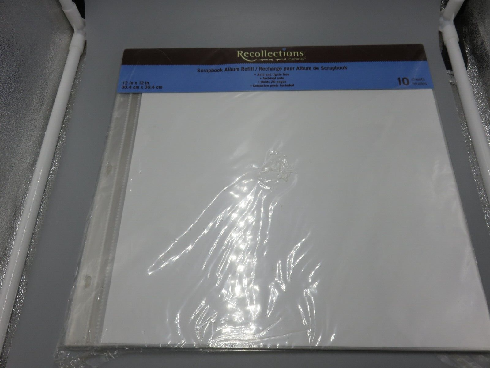 3X Recollections Scrapbook Album Refill Pages 10 Sheets 12x12” New Sealed