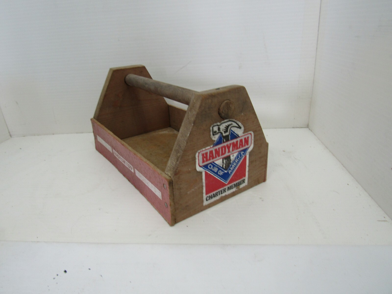 Tootsietoy Wooden Children's Tool Box Handyman Tool Carrier Toy