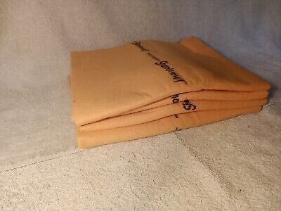SHAMWOW 4 Towels Never Used 20 x 23.5 Super Absorbent Orange 2008 Open Box