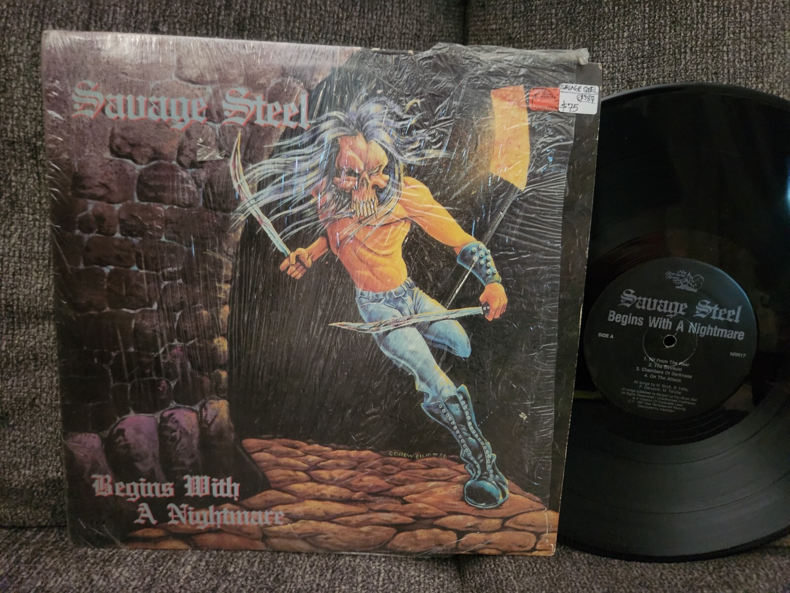 SAVAGE STEEL Begins With A Nightmare NEW RENAISSANCE LP NEAR