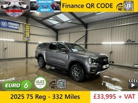 2025 75 Reg Ford Ranger Wildtrak Double Cab 2.0 Bi Turbo Ecoblue 205 Auto + VAT