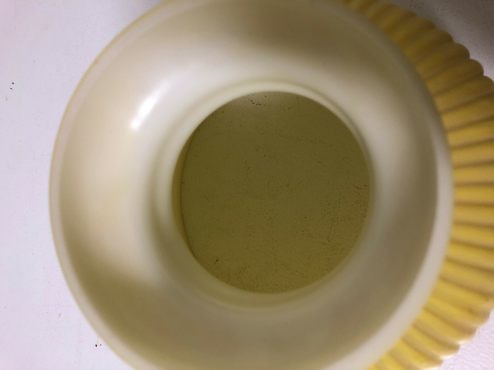 Yellow Glass Lamp Shade