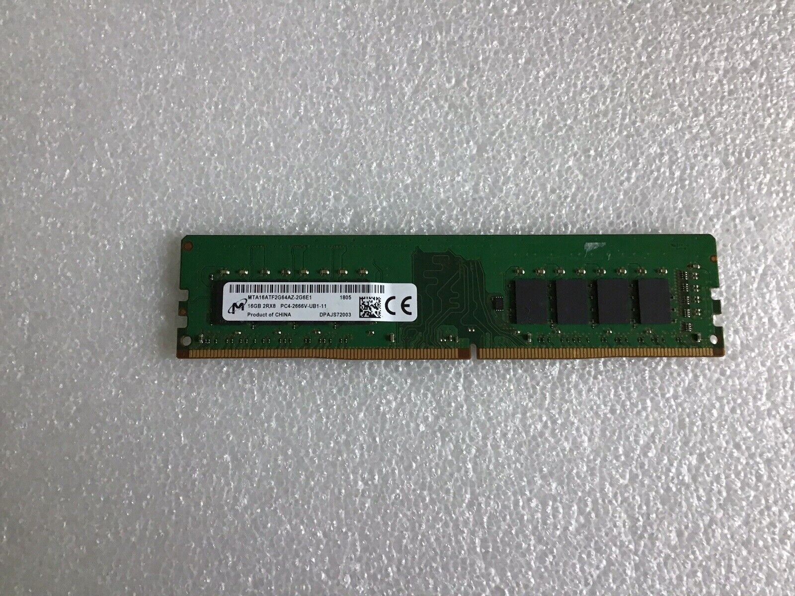 Micron 64GB (4X16GB) DDR4 2400MHz 2RX8 PC4-2400T-EE1-11 ECC