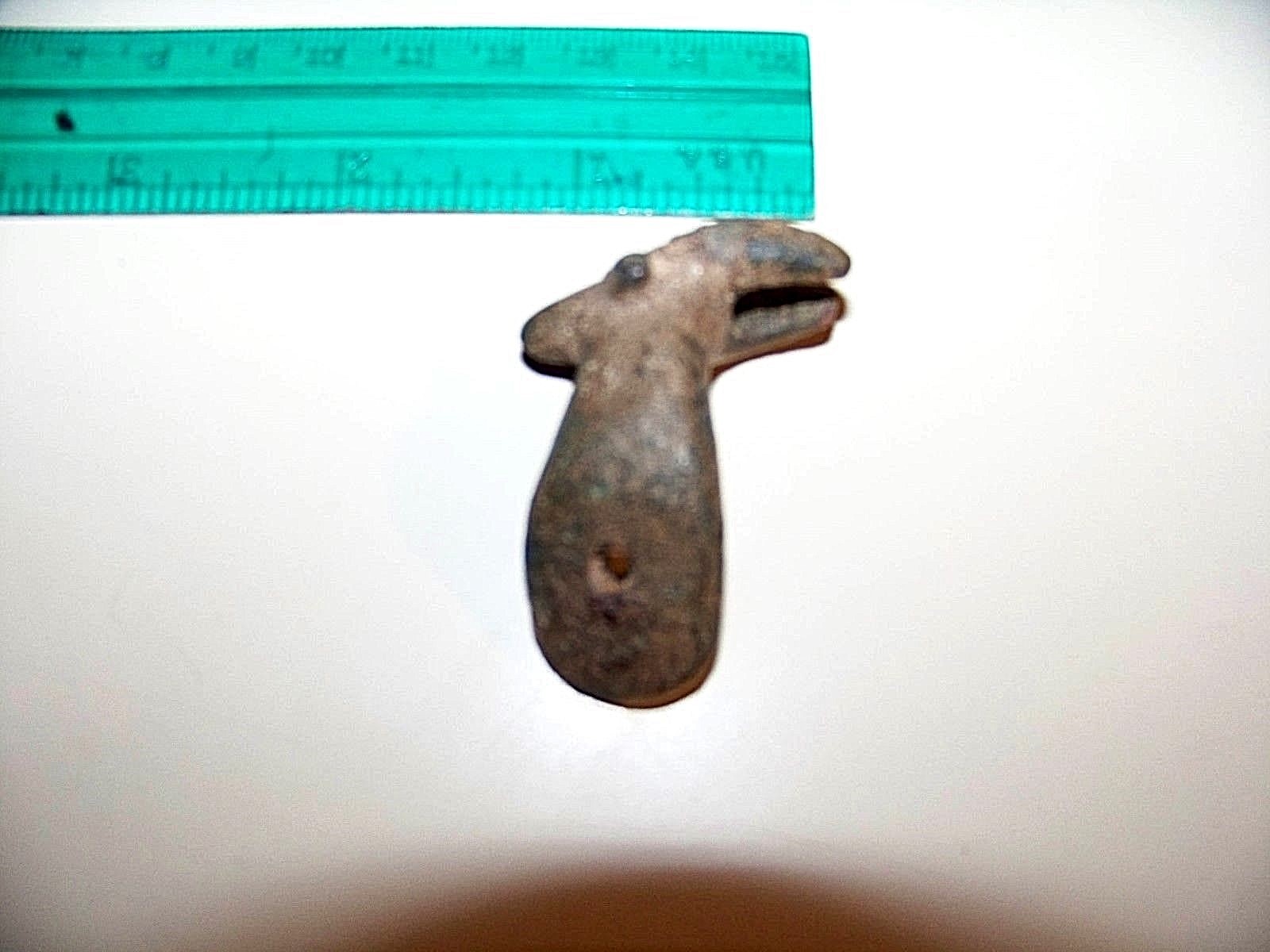 1000 BC - ANCIENT BRONZE LURISTAN IBEX AMULET Excellent original conditon 1 7/8