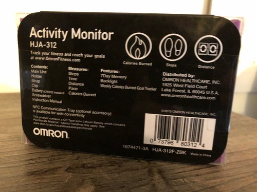 Omron HJA-312 Activity Monitor Brand New
