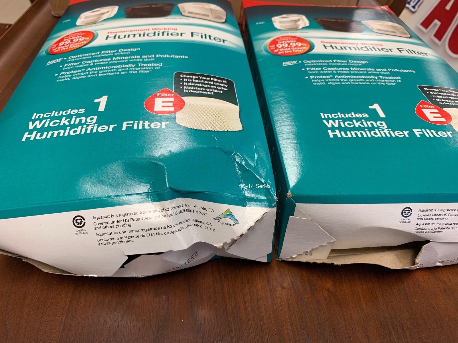 2 Genuine Honeywell Premium Humidifier Filters HC-14N HCM Holmes HM Sunbeam SCM