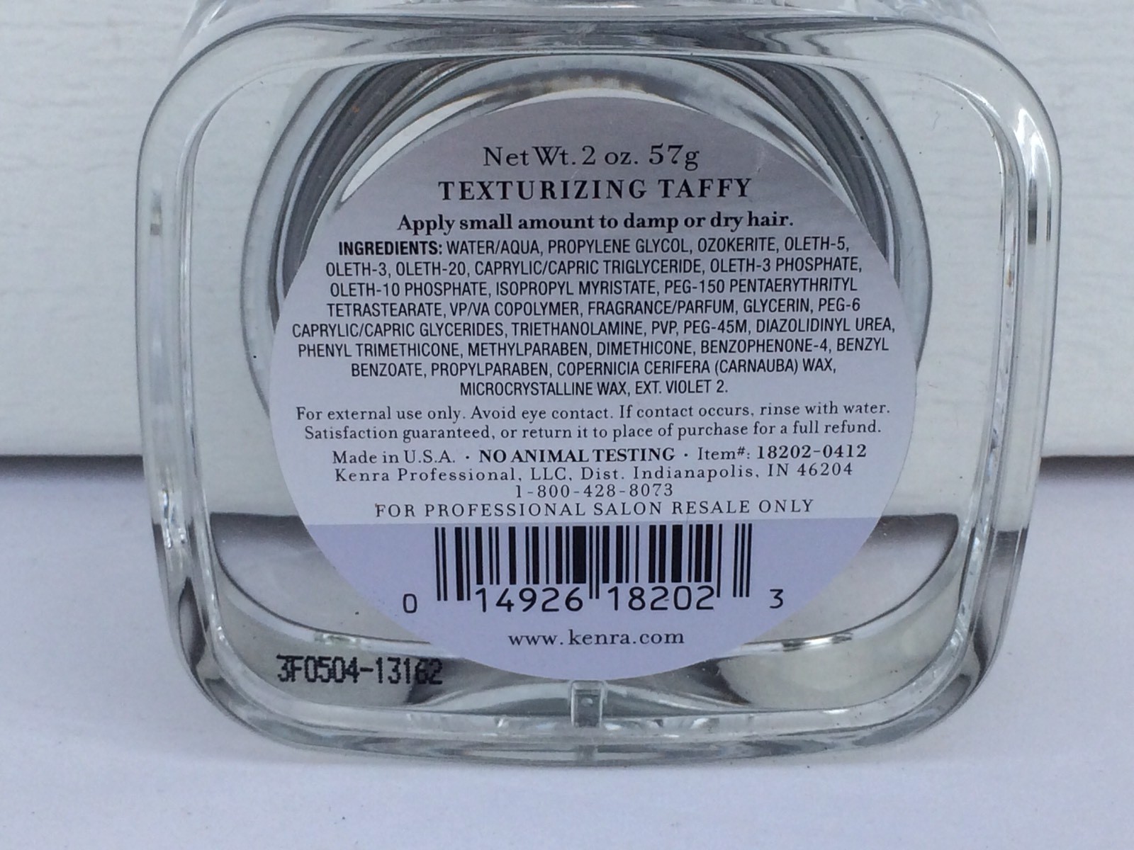 Kenra Platinum Texturizing Taffy #13 2 Oz 57g NEW