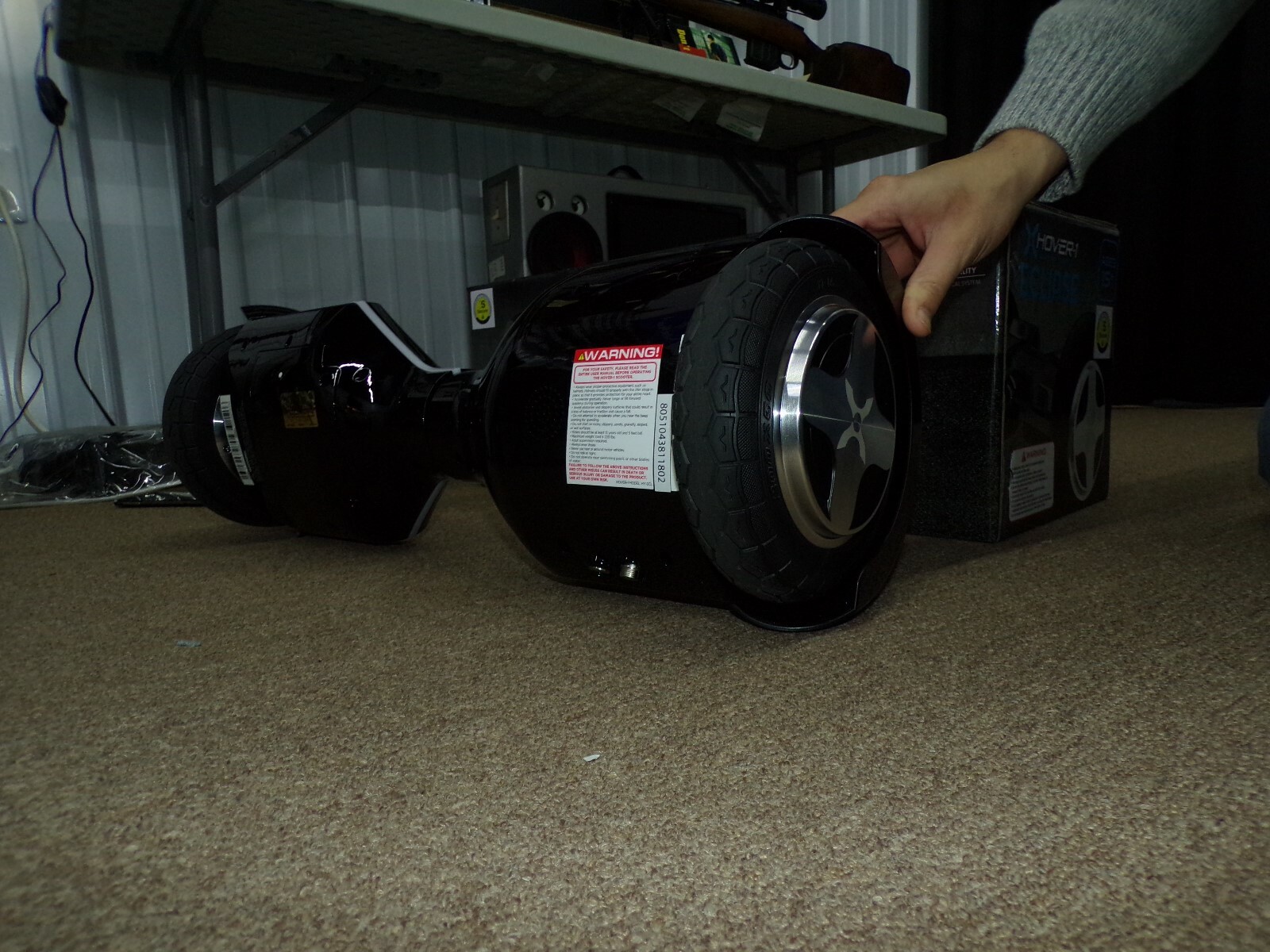 Hover 1 Eclipse Self Balancing Electric 6.5” Wheels Bluetooth LED App-Black