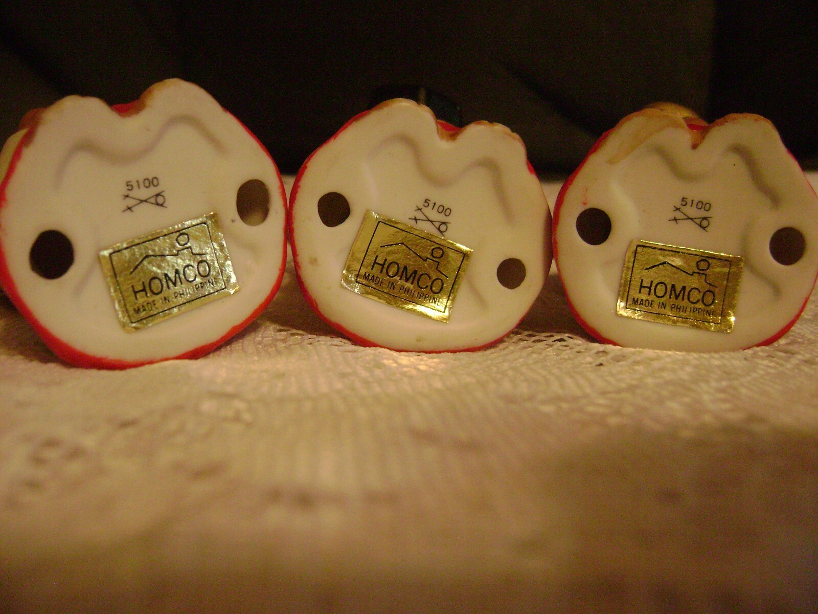 Homco Home Interiors Bears set #5100 Choir bears