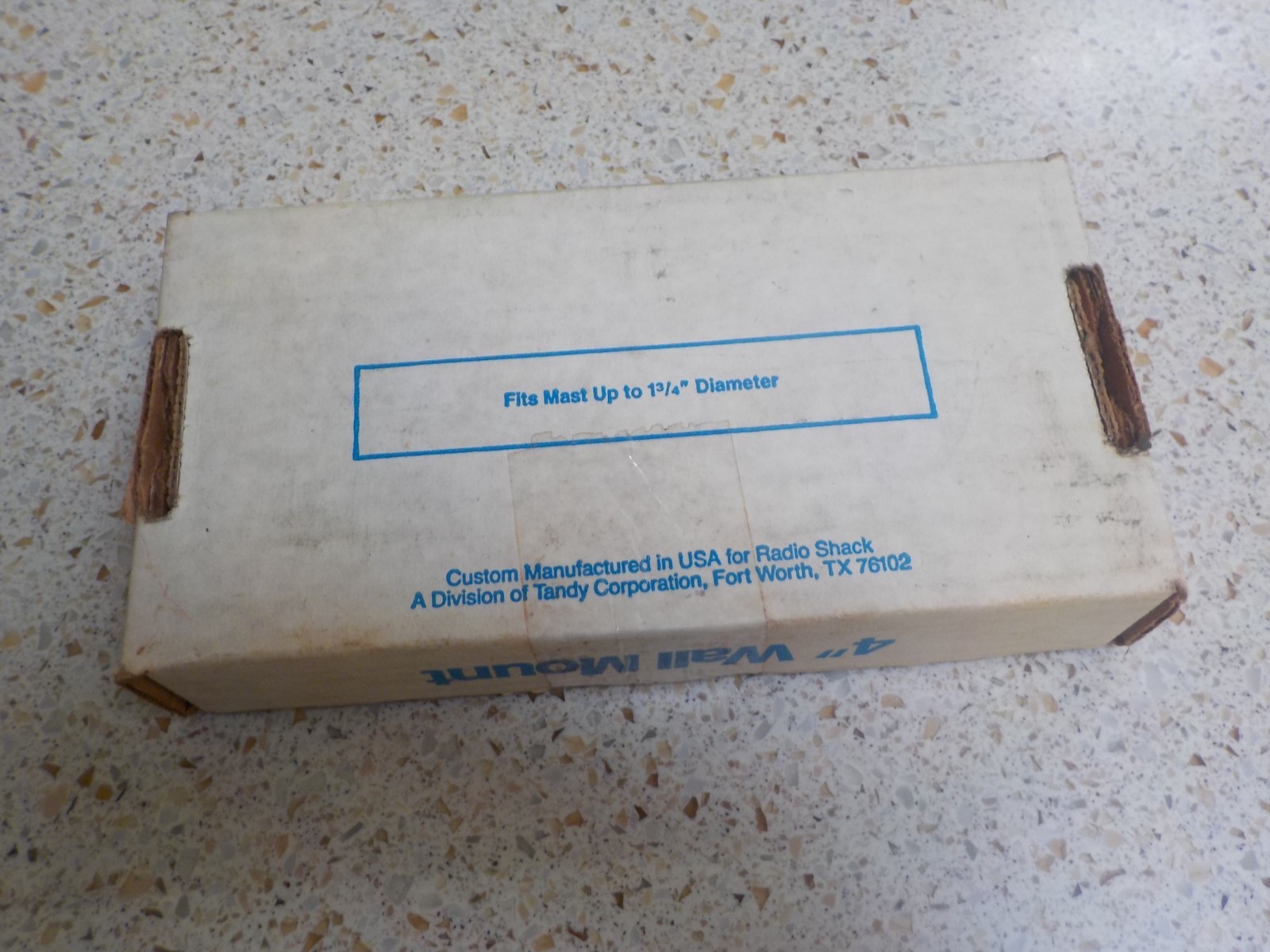 Archer Antenna Mast 4 inch wall mount for roof overhang new old stock