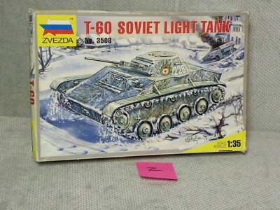 ZVEZDA 3508 1/35 T-60 SOVIET LIGHT TANK OPEN/FSI
