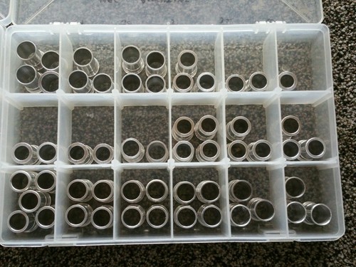 MEC Powder Bushings Assortment Lot Of 84