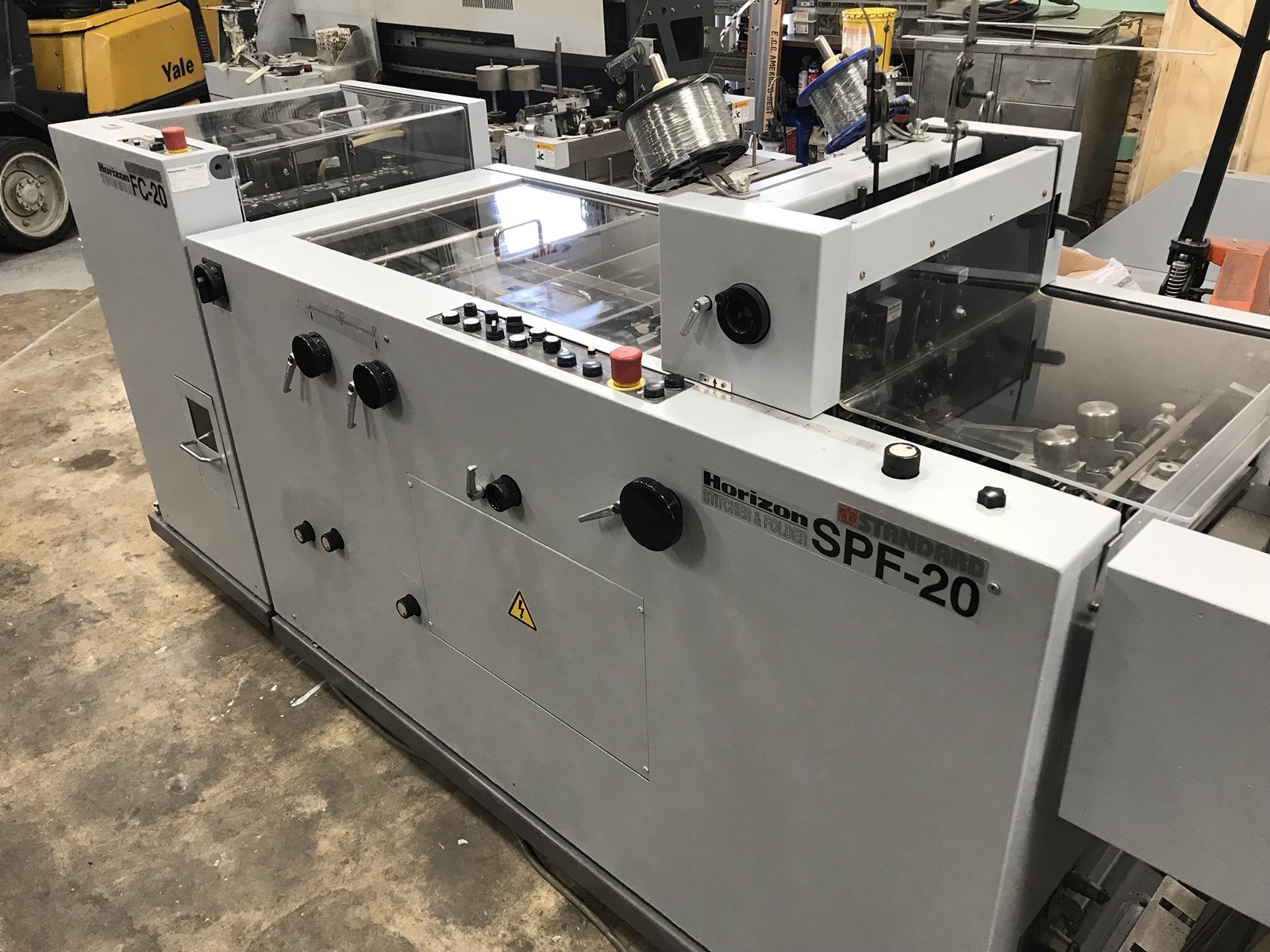 HORIZON HOF 20 Digital Sheet Feeder w/ SPF 20 Stitch Fold Trim Bookletmaker