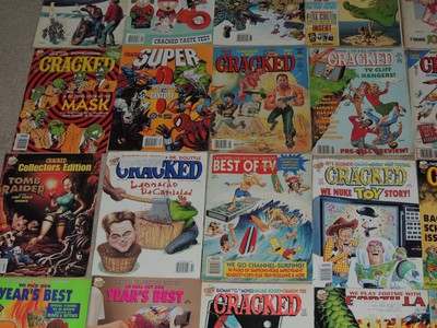 Lot of 38 Vintage Cracked Comedy  Magazines