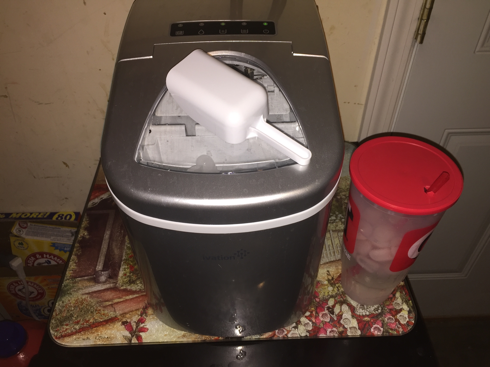 Nugget Ice Maker Portable Cube Machine Compact Counter Top Refrigerator