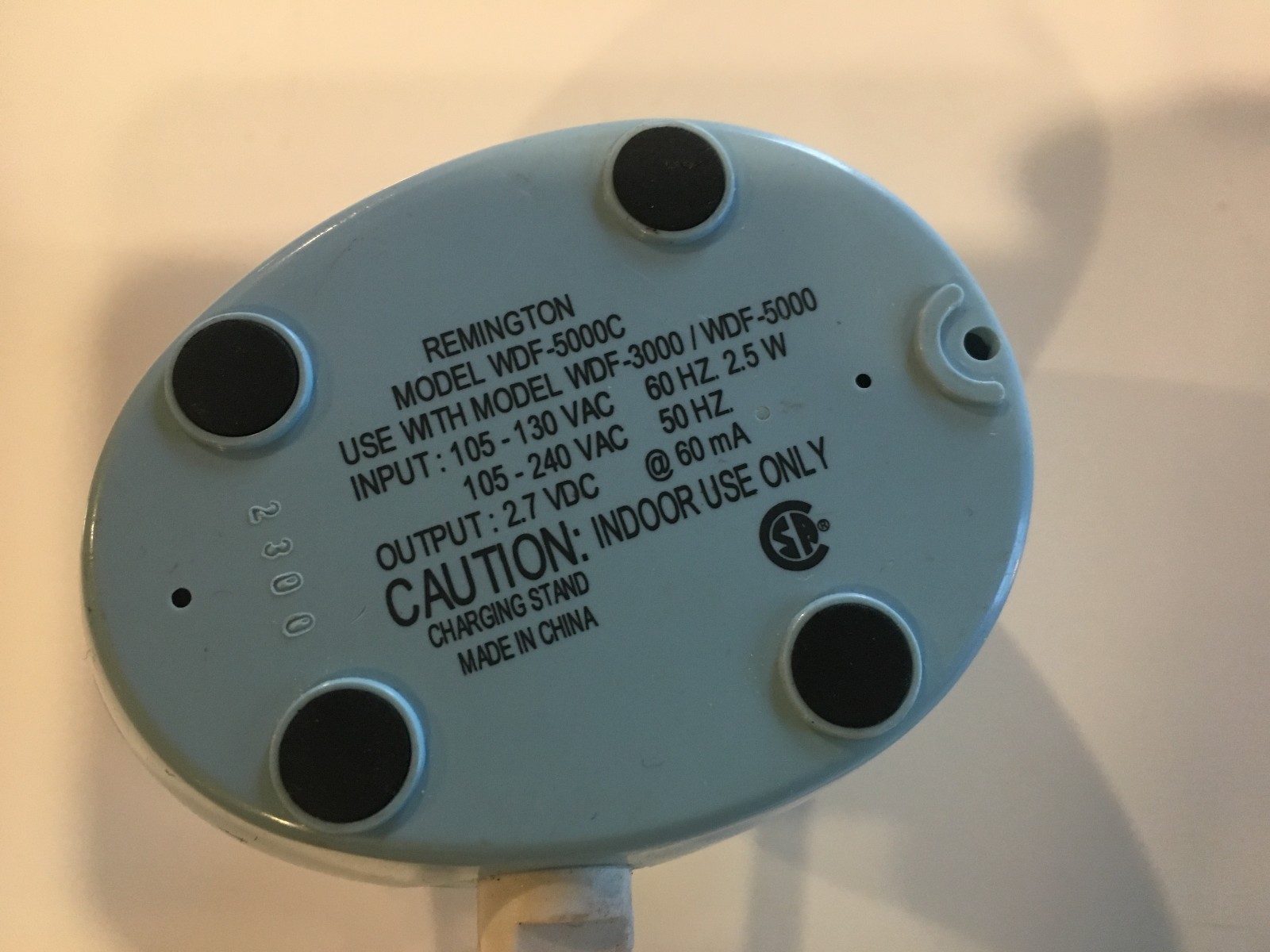 Remington Shaver  WDF-5000C Charging Stand - TESTED - FREE SHIPPING