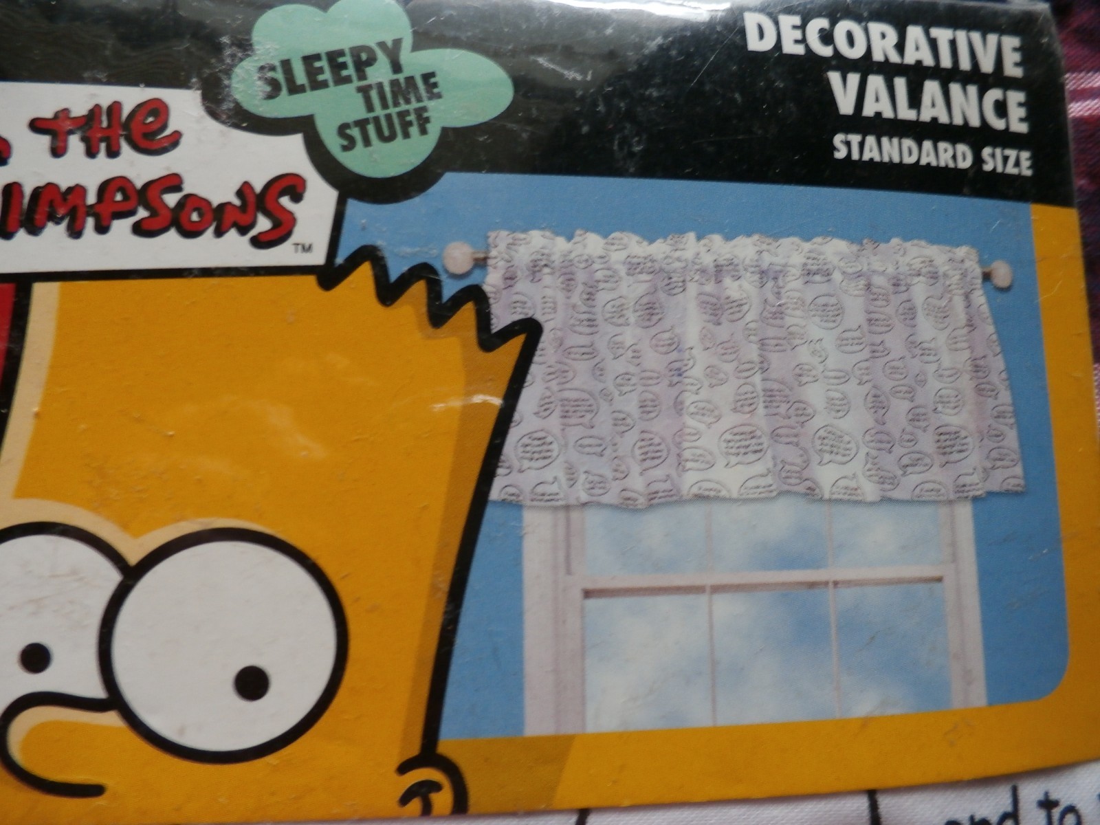 The Simpsons 2 Sets of Sleepy Time Decorative Window Valance 84x16 wisecracking