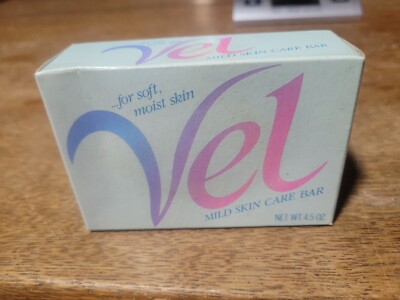 NOS In Box VEL Mild Skin Care Bar Soap  4.5 oz Colgate Palmolive 