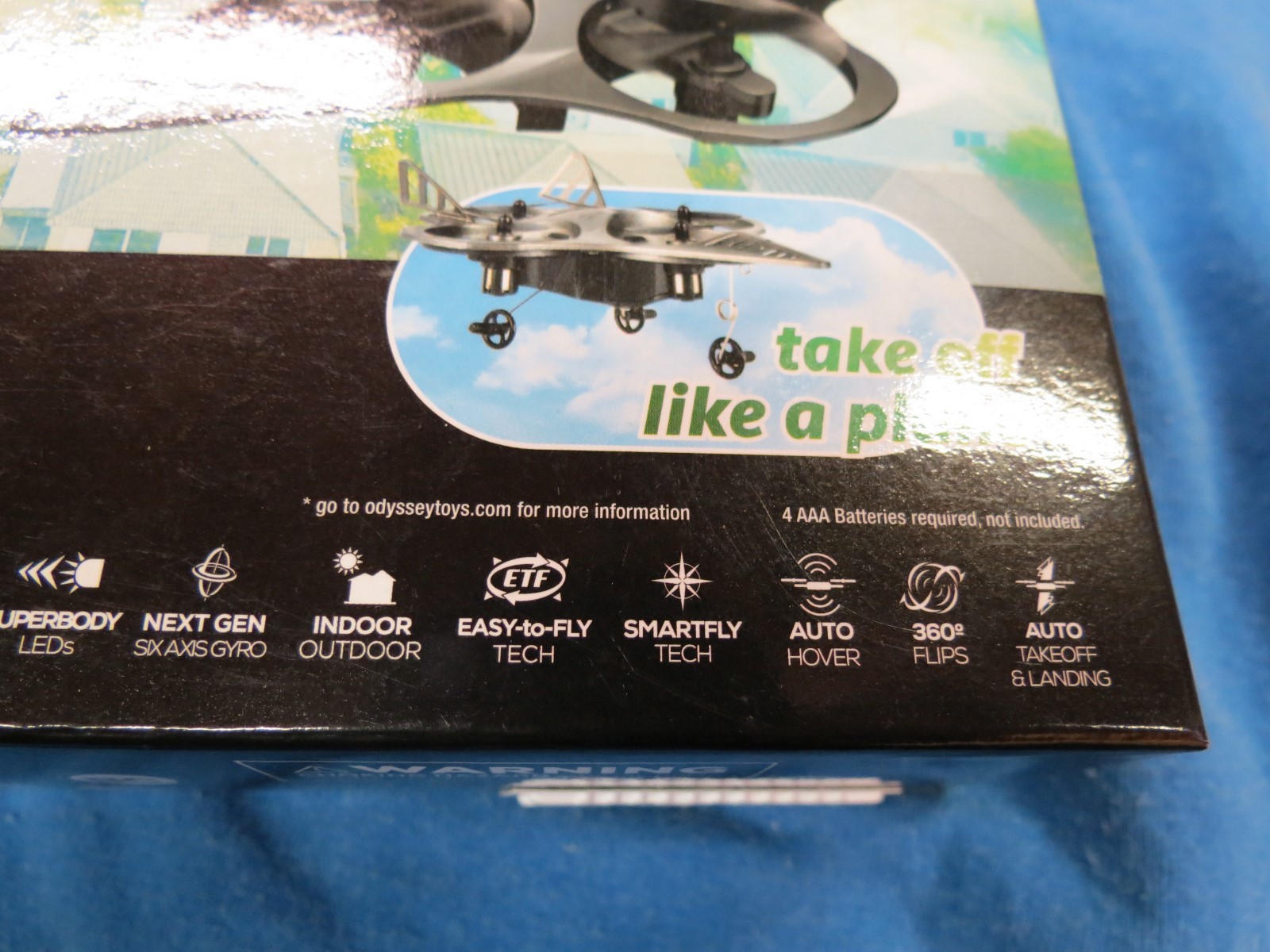 Odyssey ODY1765 Stealth NX2 Nanodrone Remote Control Black