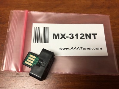 1pc - MX-312NT Toner Chip for Sharp MX-M260, M264N, M310, M314N, MX-M354N Refill