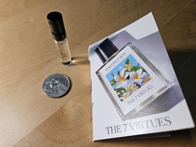 THE 7 VIRTUES COCONUT SUN EAU DE PARFUM SPRAY SAMPLE TRAVEL SIZE 1.7 ML#RA-13