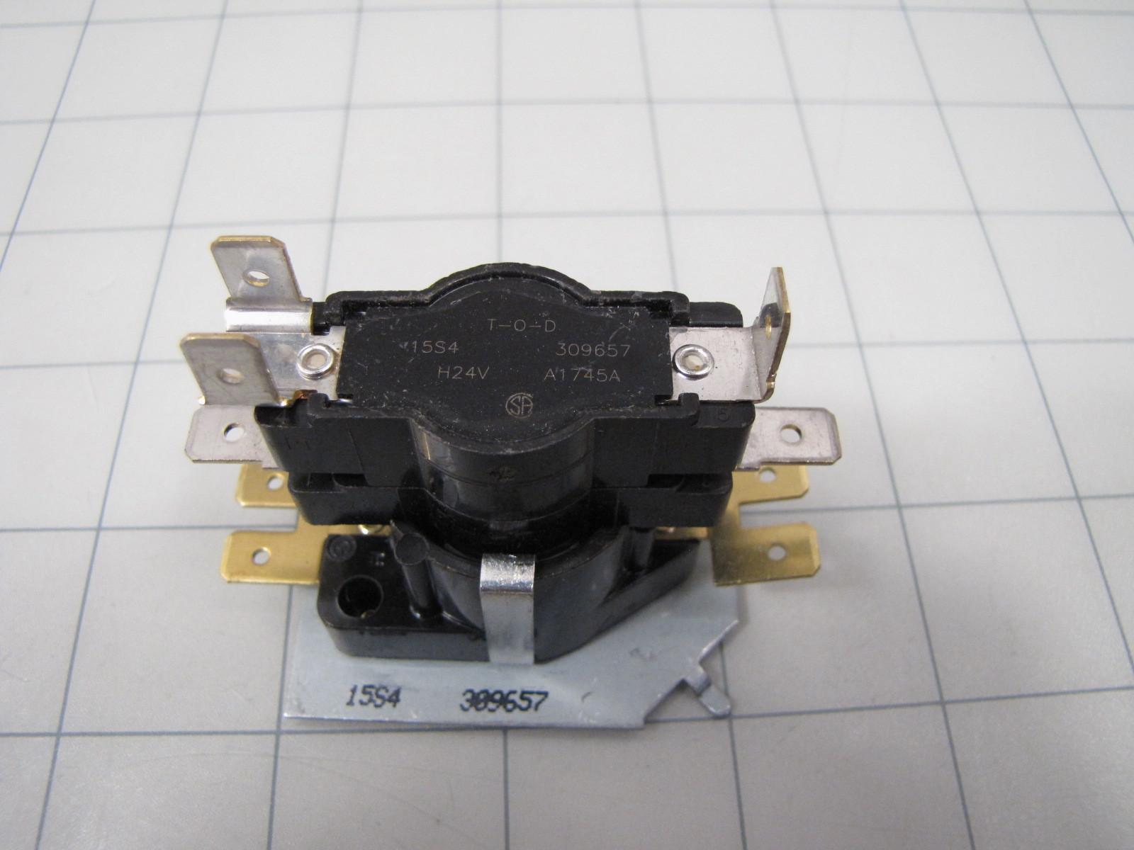 T-O-D Therm O Disc 309657 / 30270026 Time Delay Relay Heat T-O-D Therm O Disc 309657 / 30270026 Time Delay Relay Heat