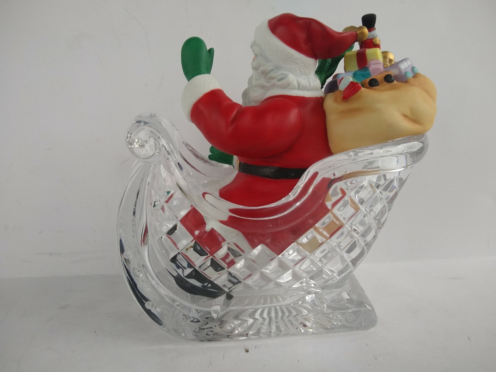 Lenox Santa's Crystal Sleigh Figurine