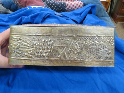 Lovely Hand Tooled Trinket/Jewelry Box