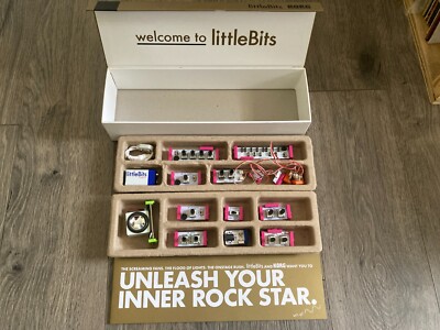 Korg LittleBits Modular Analog Synth Kit w/ 12 Modules, box and manual