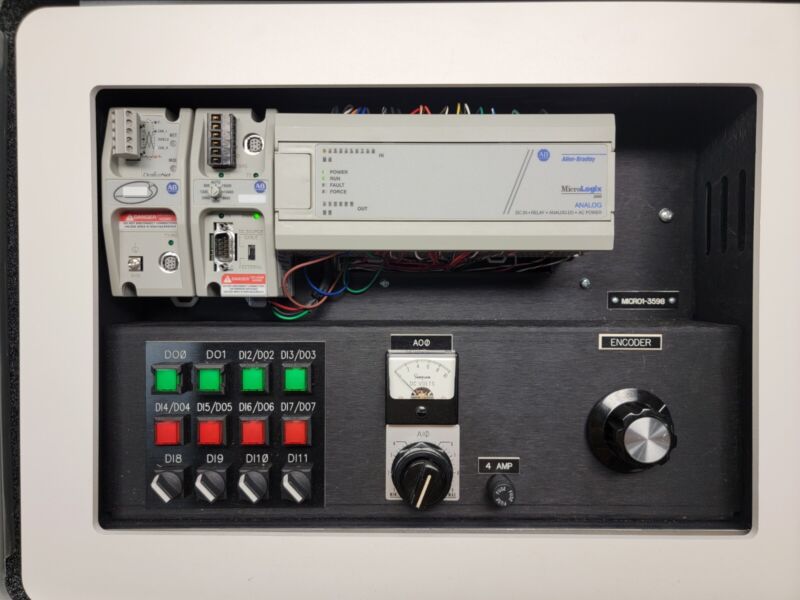 Allen Bradley Trainer PLC Training Micro Logix 1000 Digital & Analog I/O