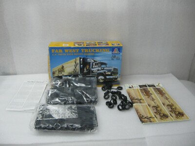イタレリFar West Trucking 1:24 サーモキング Vintage Italeri Ford Aeromax Far West Trucking Reefer