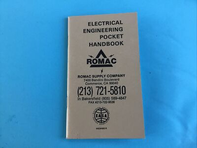 Romac Supply Co. Electrical Engineering Pocket Handbook EASA Vintage 1980's